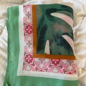 Gorgeous Palm Leaf Print Kimono!